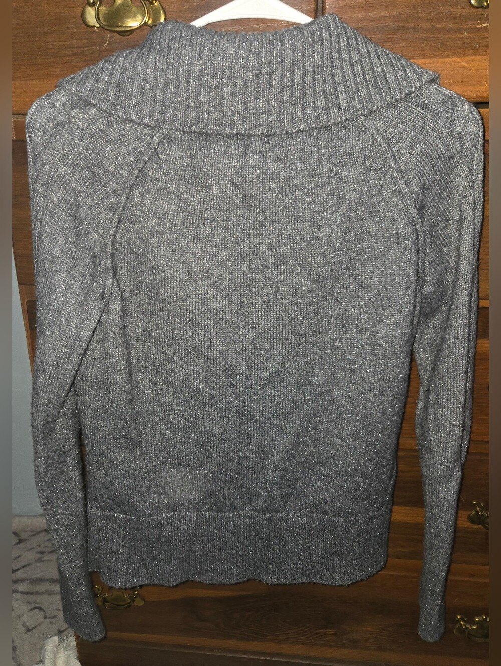 Eddie Bauer Gray Zip-Up Knit Jacket - Picture 12 of 12